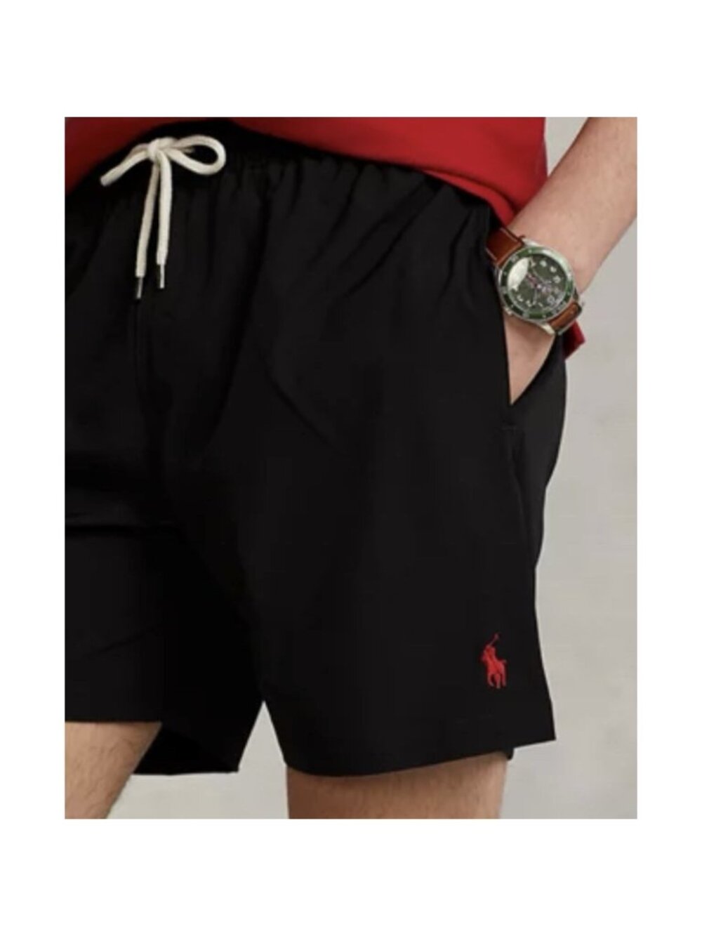 Polo Ralph Lauren 5.75" Traveler Classic Swim Trunks Men’s Black Size 3XB